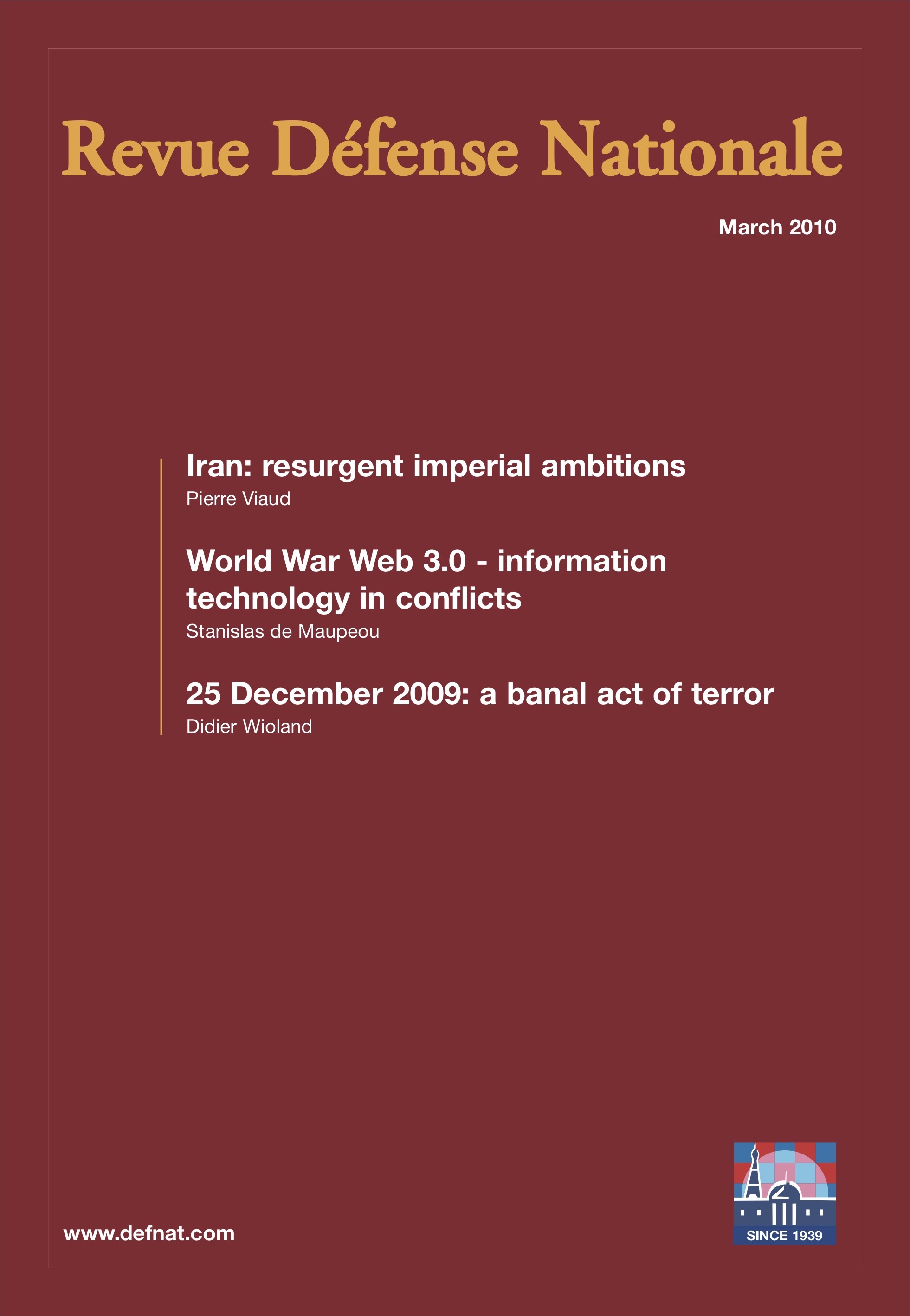 RDN n° 728 - March 2010